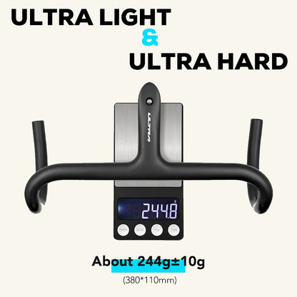 💥 Ultraligero 237g | Manillar Integrado Full Carbono | Cableado Interno Aero Cockpit