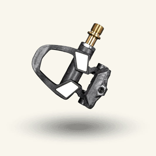 🥇 181g el Par | Pedales KINAN Ultraligeros de Carretera | Eje Titanio y Cuerpo Carbono