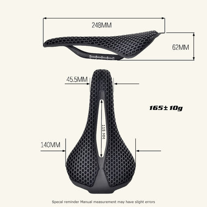 Sillín 3D Printing Carbon – Ultraligero para Ruta y MTB
